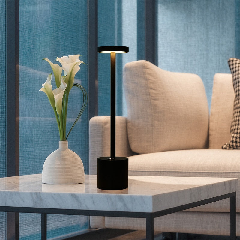 Abajur de Mesa Recarregável Sem fio Decorativo Lisboa