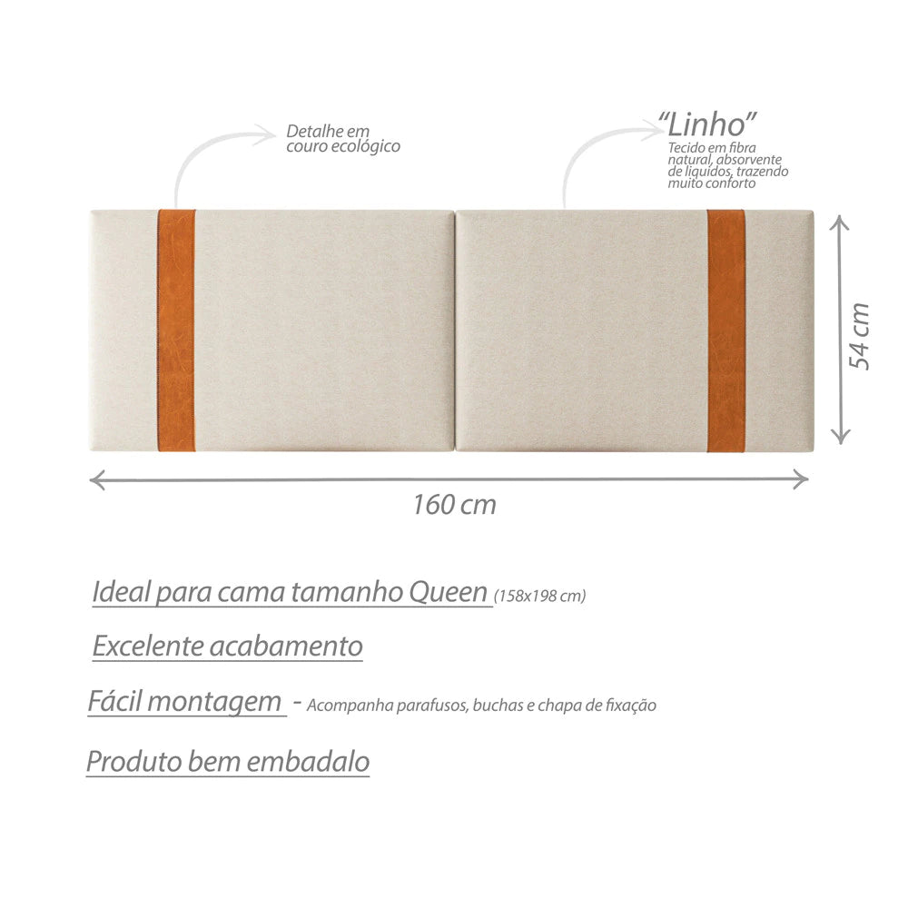 Cabeceira Artemis Cama Queen