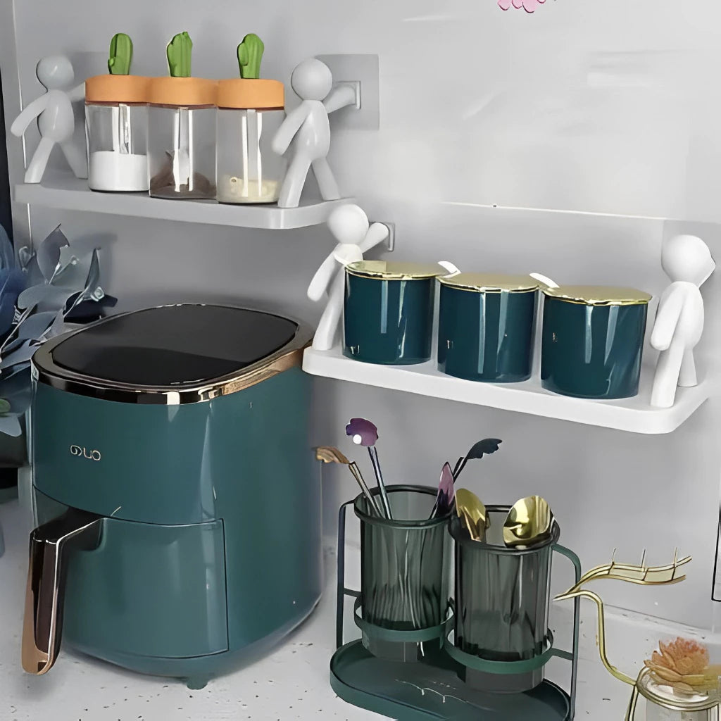 Rack Suspenso de Parede em Forma Humana