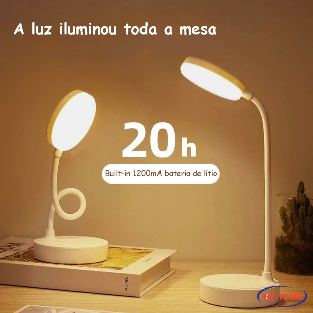 Luminária LED Flexível Touch Recarregável Atelier Rustic