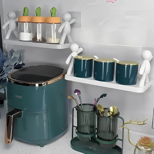 Rack Suspenso de Parede em Forma Humana