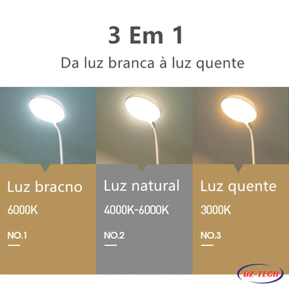 Luminária LED Flexível Touch Recarregável Atelier Rustic